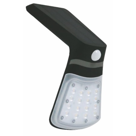 LED Solar Luminaire PIR 16LED NW black