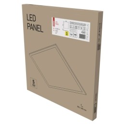 LED panelė, įmontuojama, 600x600, UGR19, 40 W, 4000 lm, IP20, neutrali balta