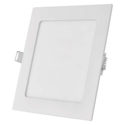 LED panelė, įmontuojama, 225x225, 18 W, 1600 LM, IP40/IP20, šilta balta W