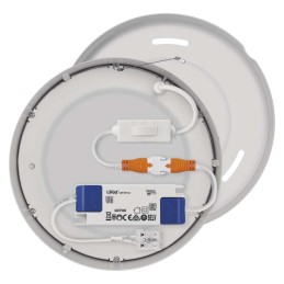 LED plokštė, montuojama ant paviršiaus CCT 170 mm 12,5 W 1100 LM IP40/IP20 3000 K/3500 K/4000 K W