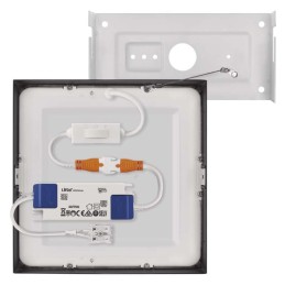 LED plokštė, montuojama ant paviršiaus, CCT 170x170, 12,5 W, 1100 LM, IP40/IP20, 3000 K/3500 K/4000 K B