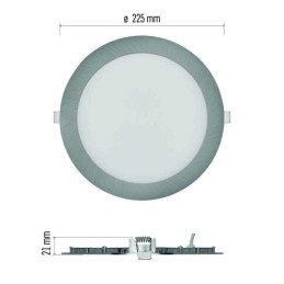 LED-paneeli upotettu CCT 225mm 18W 1600LM IP40/IP20 3000K/3500K/4000K S