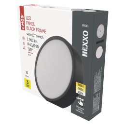 LED plokštė, montuojama ant paviršiaus, CCT 225 mm, 21 W, 1900 LM, IP40/IP20, 3000 K/3500 K/4000 K B