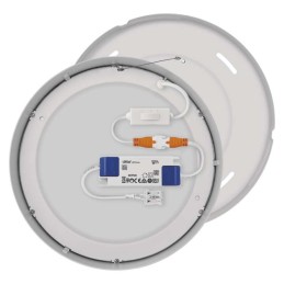 LED plokštė, montuojama ant paviršiaus, CCT 225 mm, 21 W, 1900 LM, IP40/IP20, 3000 K/3500 K/4000 K W