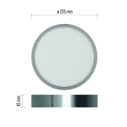 LED plokštė, montuojama ant paviršiaus CCT 225 mm 21 W 1900 LM IP40/IP20 3000 K/3500 K/4000 K S