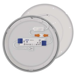 LED plokštė, montuojama ant paviršiaus, CCT 300 mm, 28,5 W, 2700 LM, IP40/IP20, 3000 K/3500 K/4000 K W