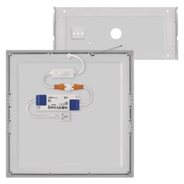 LED plokštė, montuojama ant paviršiaus, CCT 300x300, 28,5 W, 2700 LM, IP40/IP20, 3000 K/3500 K/4000 K W