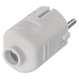 Сетевая вилка SCHUKO белая EMOS