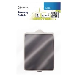 External wall switch EMOS 1gang gearbox IP54 grey
