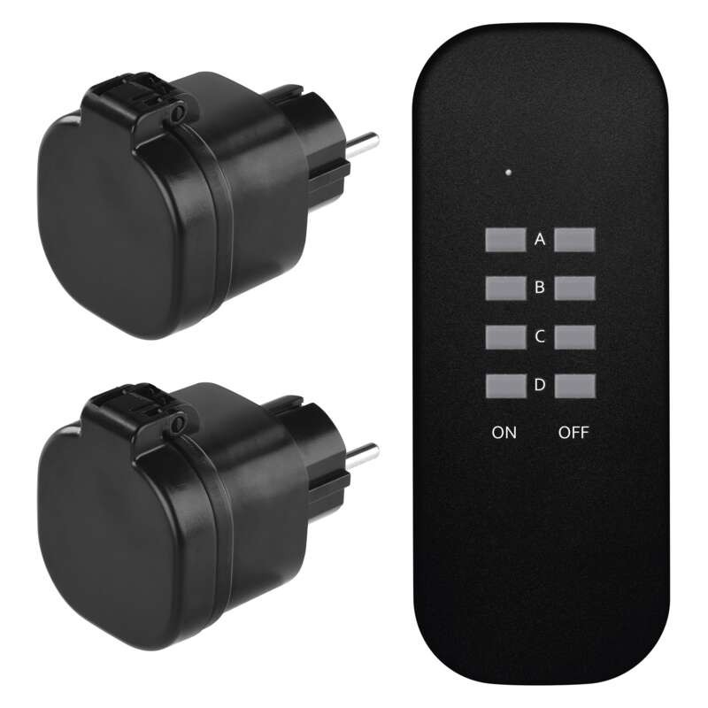 SCHUKO remote-controlled sockets IP44