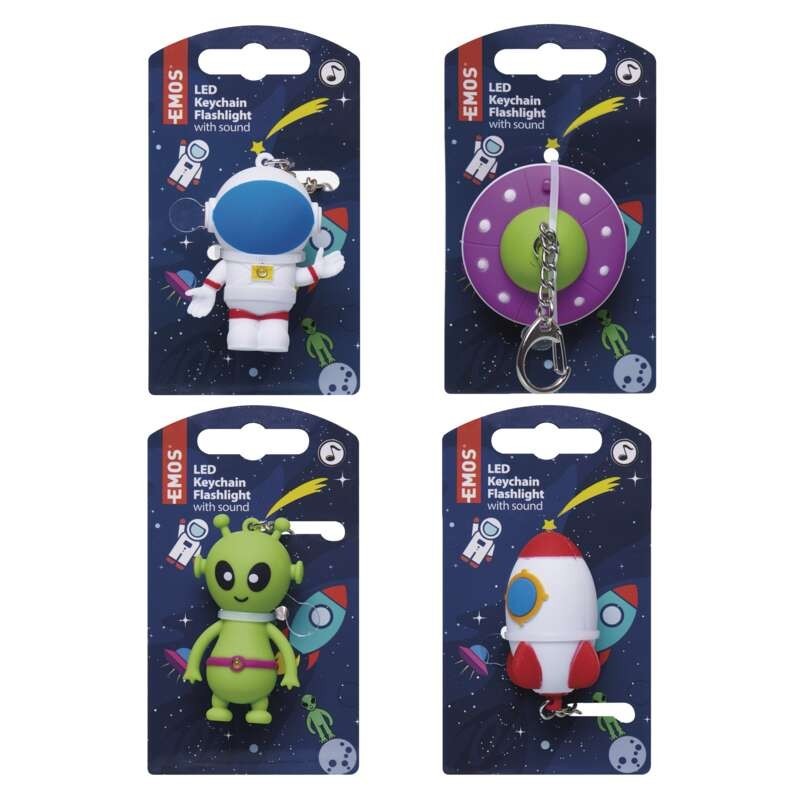 LED raktų laikiklis vaikams su garsu