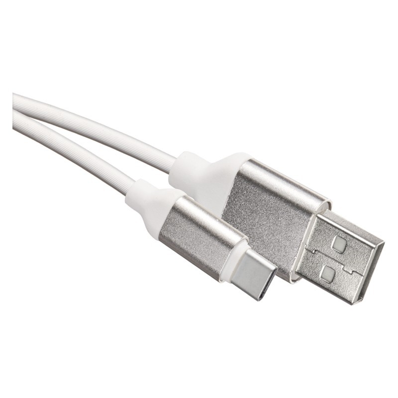 USB 2.0 charging cable type-C white 1 m.