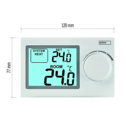 Digital thermostat wired P5604