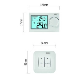 Digital wireless thermostat P5614
