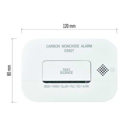 Anglies monoksido detektorius GS827