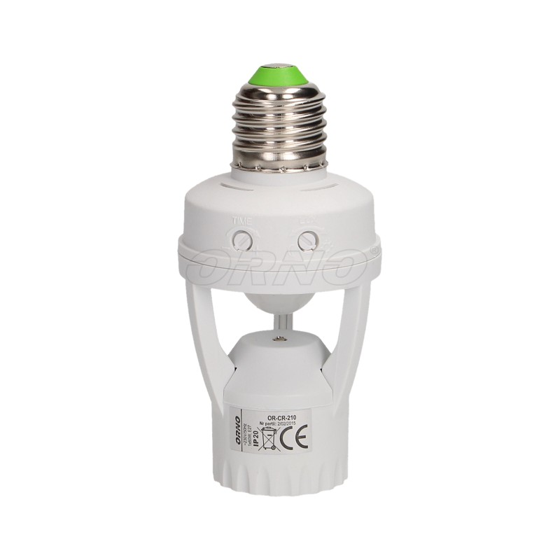 E27 Bulb adapter with motion sensor PIR