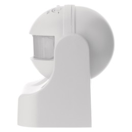 PIR judesio jutiklis, 1200 W, IP44, baltas