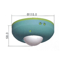 PIR-liiketunnistin, 1200W, IP20