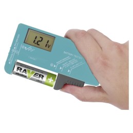 Universal battery tester LCD