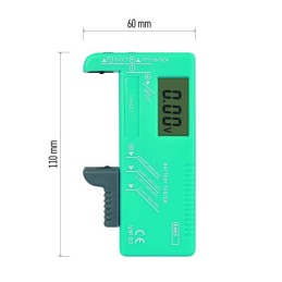 Universal battery tester LCD