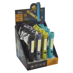 COB LED+ LED small torch 230 lm, 3xAAA