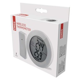 Digital thermometer - wireless round white E0129