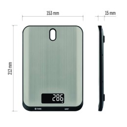 Digitaalne köögikaal 10kg hõbe EV026