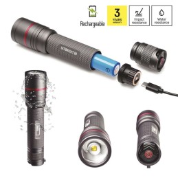 CREE LED ladattava metallinen taskulamppu Ultibright 80, 600lm