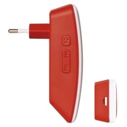 Cordless doorbell red 230V AC P5750 battery free