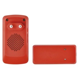 Cordless doorbell red 230V AC P5750 battery free