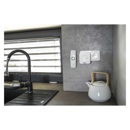 Paristoton ovikello 230V AC johdoton P5729 valkoinen