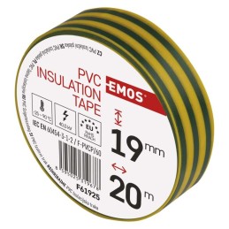 PVC-eristysteippi 19mm/ 20M raidallinen