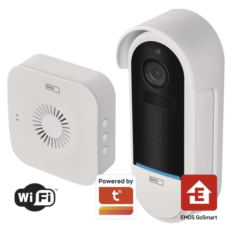 GoSmart IP-15S Langaton video-ovikello WiFi akku IP65