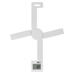 Цифровые складные компактные кухонные весы 5 кг EV028 белый