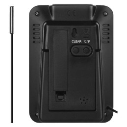 Vidaus/lauko termometras-higrometras su laidu