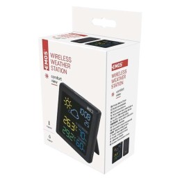 Juhtmevaba digitaalne ilmajaam värvilise displeiga 2x AA + USB