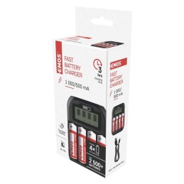 Akuladija EMOS + 4xAA 2700 mAh