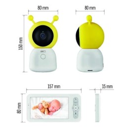 Kūdikių stebėjimo prietaisas, naktinė lemputė GoSmart EMOS WiFi + stebėjimo prietaisas