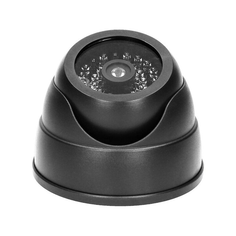 Paslėpta kamera CCTV su mirksinčiu diodu MINI juoda