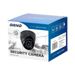 Paslėpta kamera CCTV su mirksinčiu diodu MINI juoda