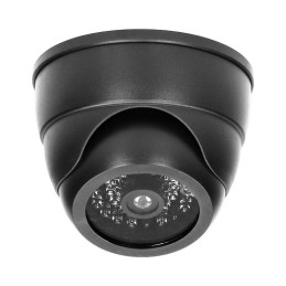 CCTV Anti-Petos kamera vilkkuva LED MINI Musta