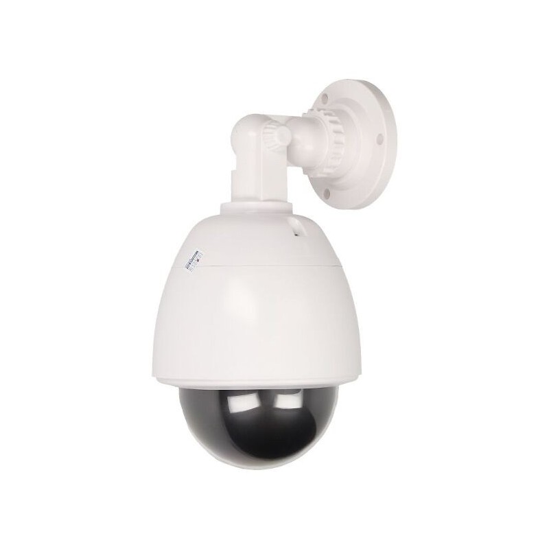 Dummy camera wall/ceiling adjustable flashing diode white