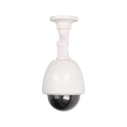 Dummy camera wall/ceiling adjustable flashing diode white