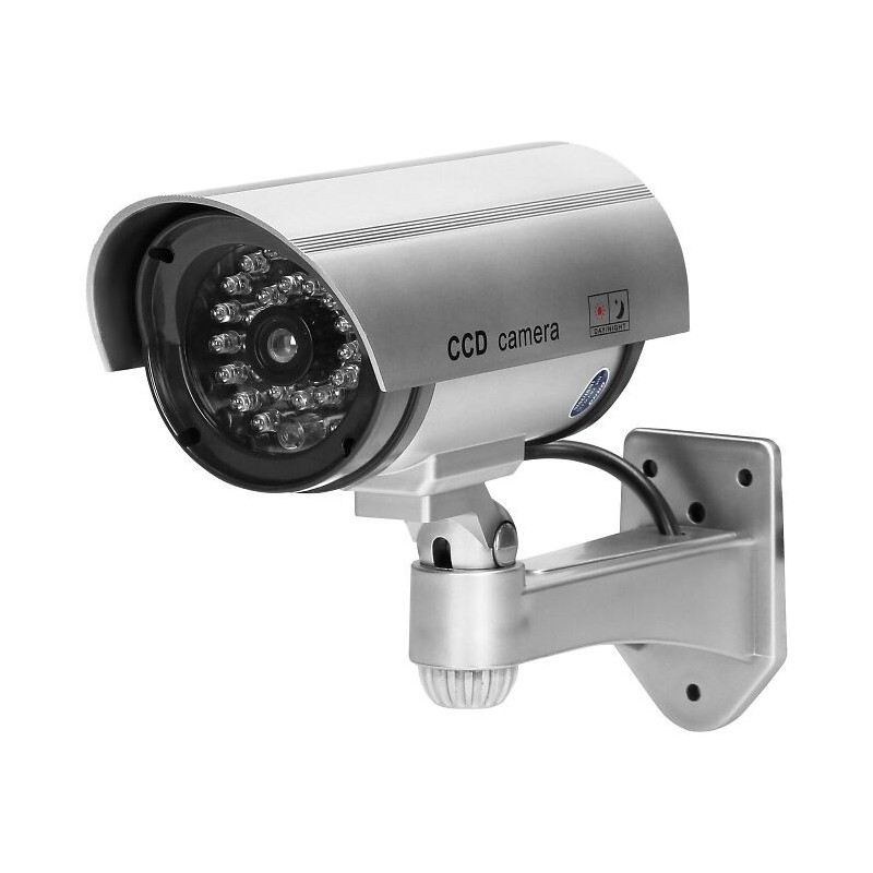 Valekameraputki IP44 LED-valolla 2xAA hopea