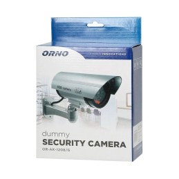 Valekameraputki IP44 LED-valolla 2xAA hopea