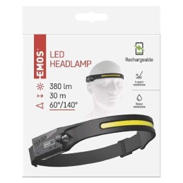 LED žibintuvėlis EMOS įkraunamas Li-Pol 1200 mAh