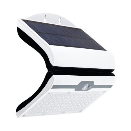 Aurinkopaneeli SMD LED-valaisin 200 Lm liiketunnistin, valkoinen