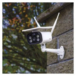 Valvontakamera GoSmart IP-600 EYE WiFi + aurinkopaneeli + valonheitin + sireeni