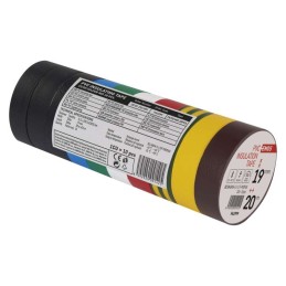 PVC Insulation tape 19mm/ 20m 10 pcs mix coloured