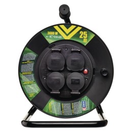 Jatkojohto kumirummulla 25m 3x1,5mm IP44